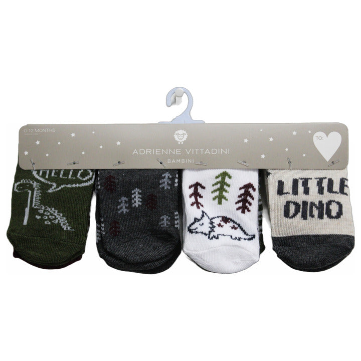 Adrienne Vittadini 8pk INFANT BOYS LOW CUT SOCKS SIZE 0-12 C/P 72
