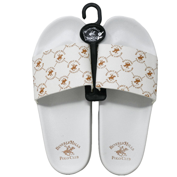 BHPC WHITE W/GOLD PRINTED SANDALS ASST SIZE C/P 18