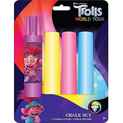 Trolls 3pc Chalk Set C/P 24