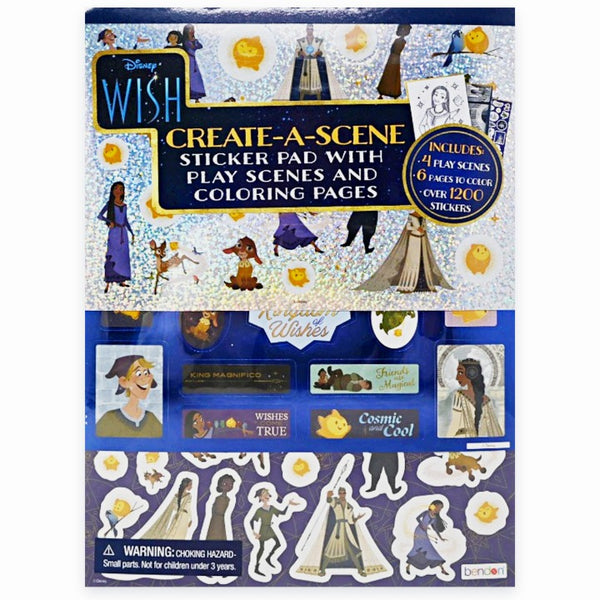 Wish Create-A-Scene Activity Book C/P 24 Disney