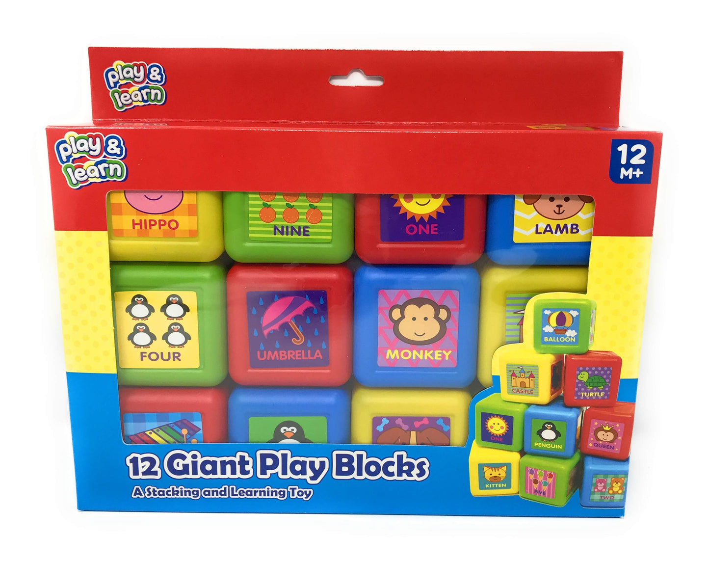 BLOCKS 12PC STACKNG/ LEARNING C/P 12