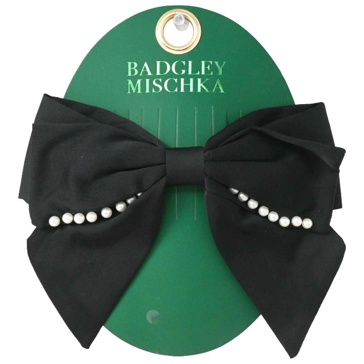 Bow Hair Clip C/P 180 Inner Bag 36 Badgley Mischka