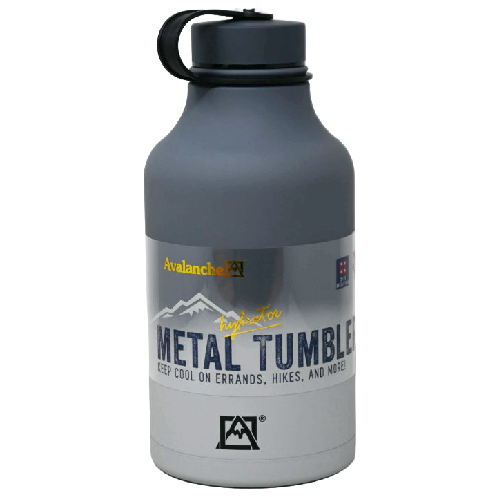 64oz AVALANCHE S.S DBL WALL WATER BOTTLE C/P 12