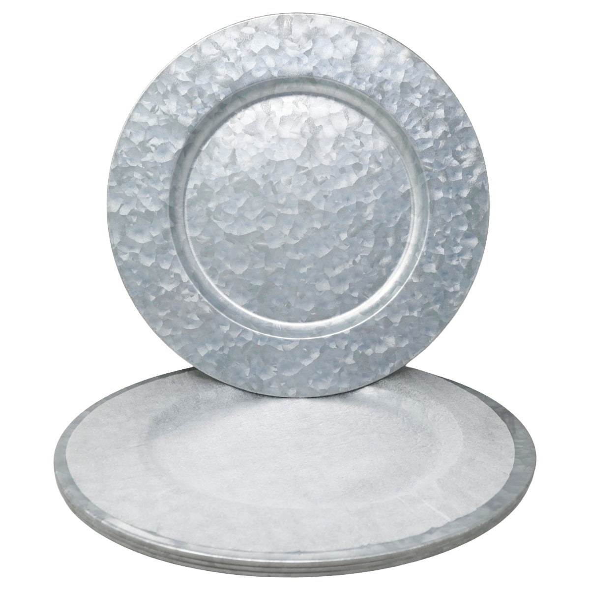 4pc Metal Charger Plates C/P 4