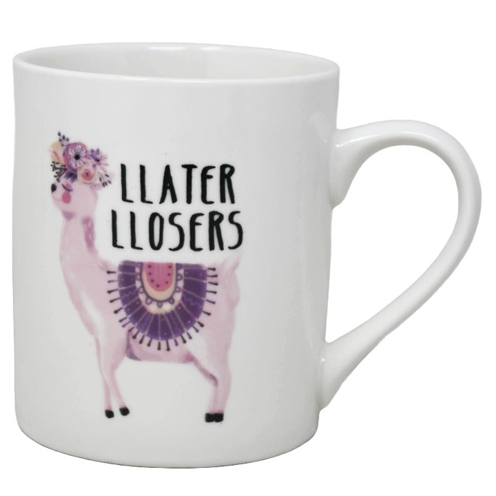 16oz White Llater Mug C/P 36
