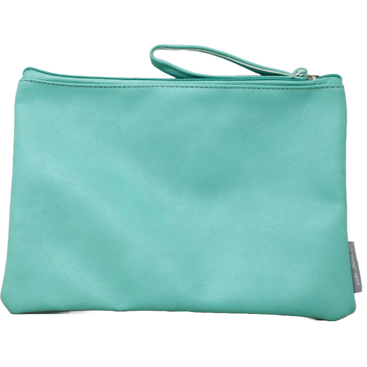 Teal Vegan Leather Wristlet C/P 96