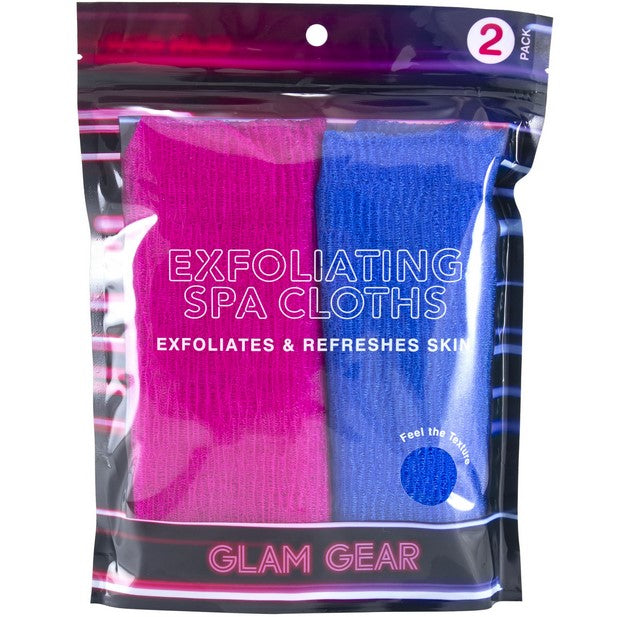 2pk EXPOLIATING SPA CLOTHS C/P 72