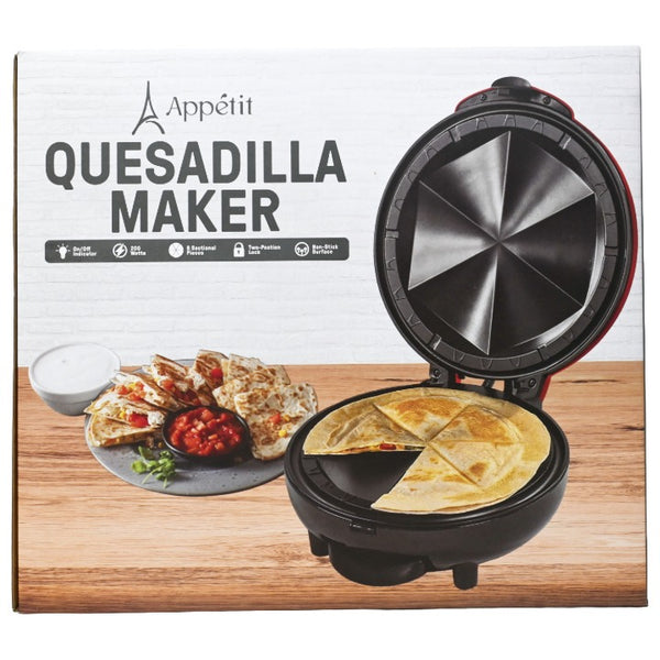 Rd Quesadilla Maker C/P 4 Appetit