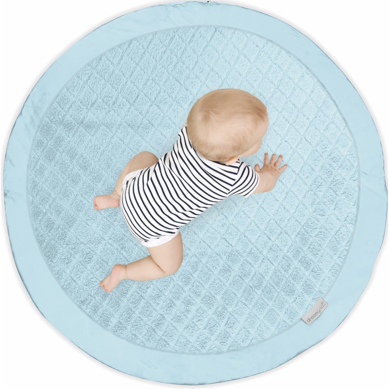 FAUX FUR PLAYMAT - BLUE DIAMOND C/P 12