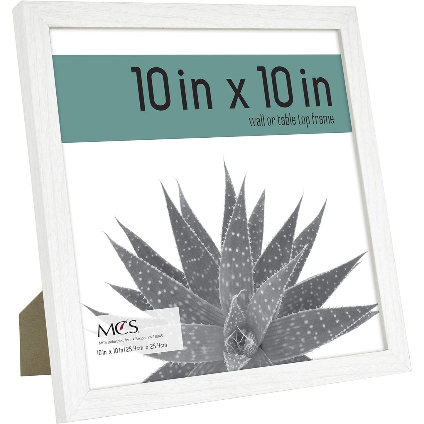 6pk 10X10" WHITE WOODGRAIN FRAME C/P 1