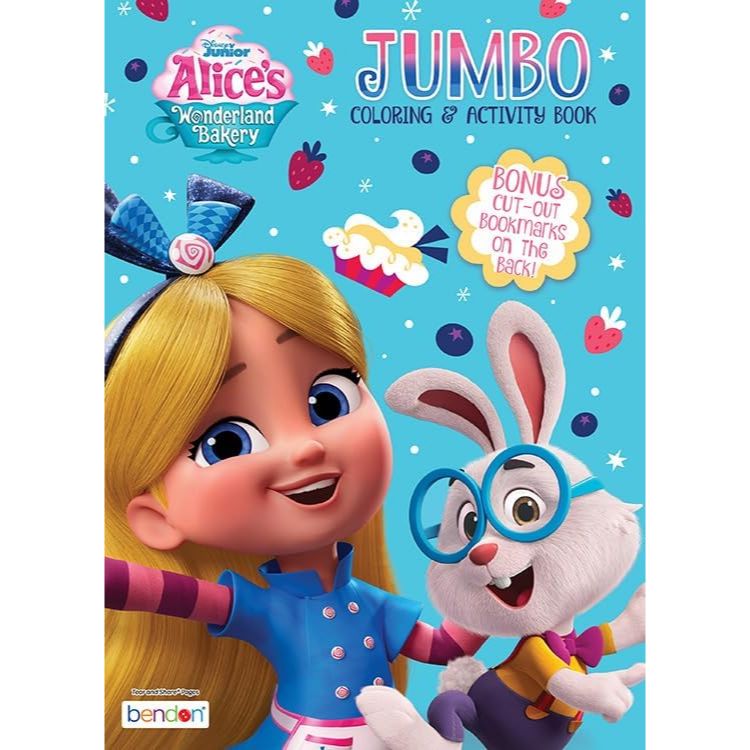 DISNEY ALICE'S BAKERY JUMBO C&A BOOK 80PG C/P 24