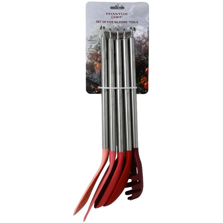 5pc Brg Cook Utensil Set C/P 12 Phantom Chef