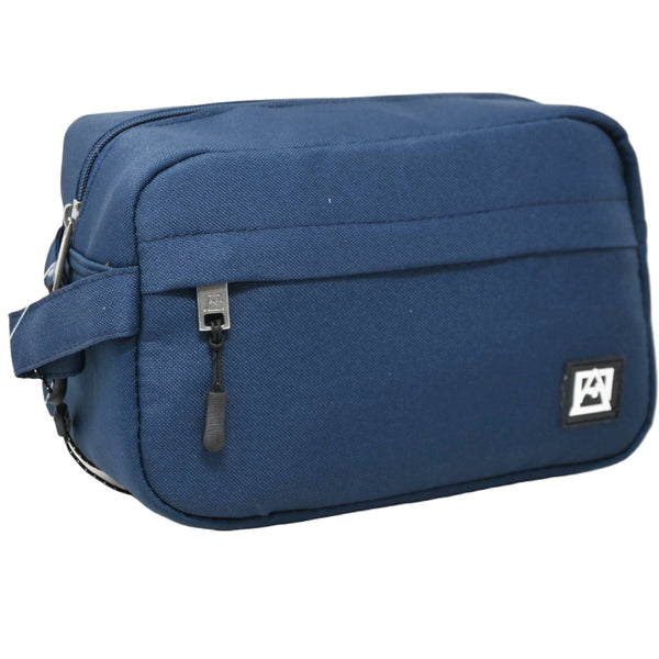 *OUTSIDE OF CA* LRG BLUE MEN TOILETRY BAG C/P 30