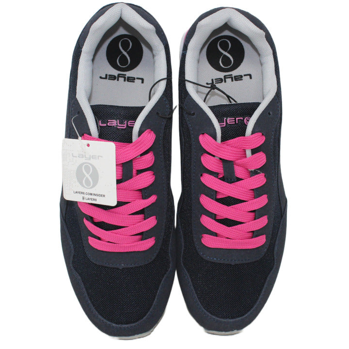 WOMEN NAVY VINTAGE SNEAKER ASST SIZE C/P 18