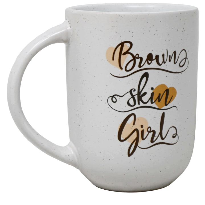 Speckled "Brown Skin Girl" Organic Mug C/P 24