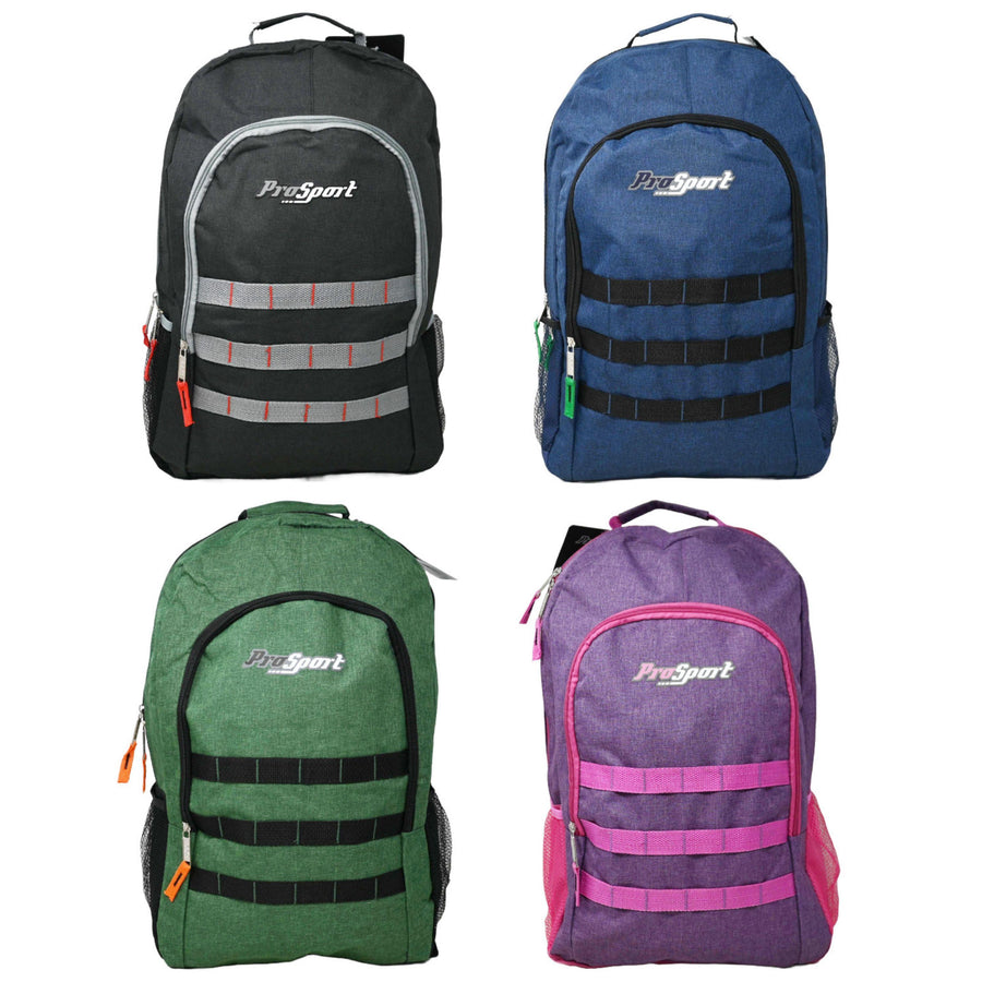19" PRO SPORT BACKPACK W/WORKBOOK SLEEVE C/P 24