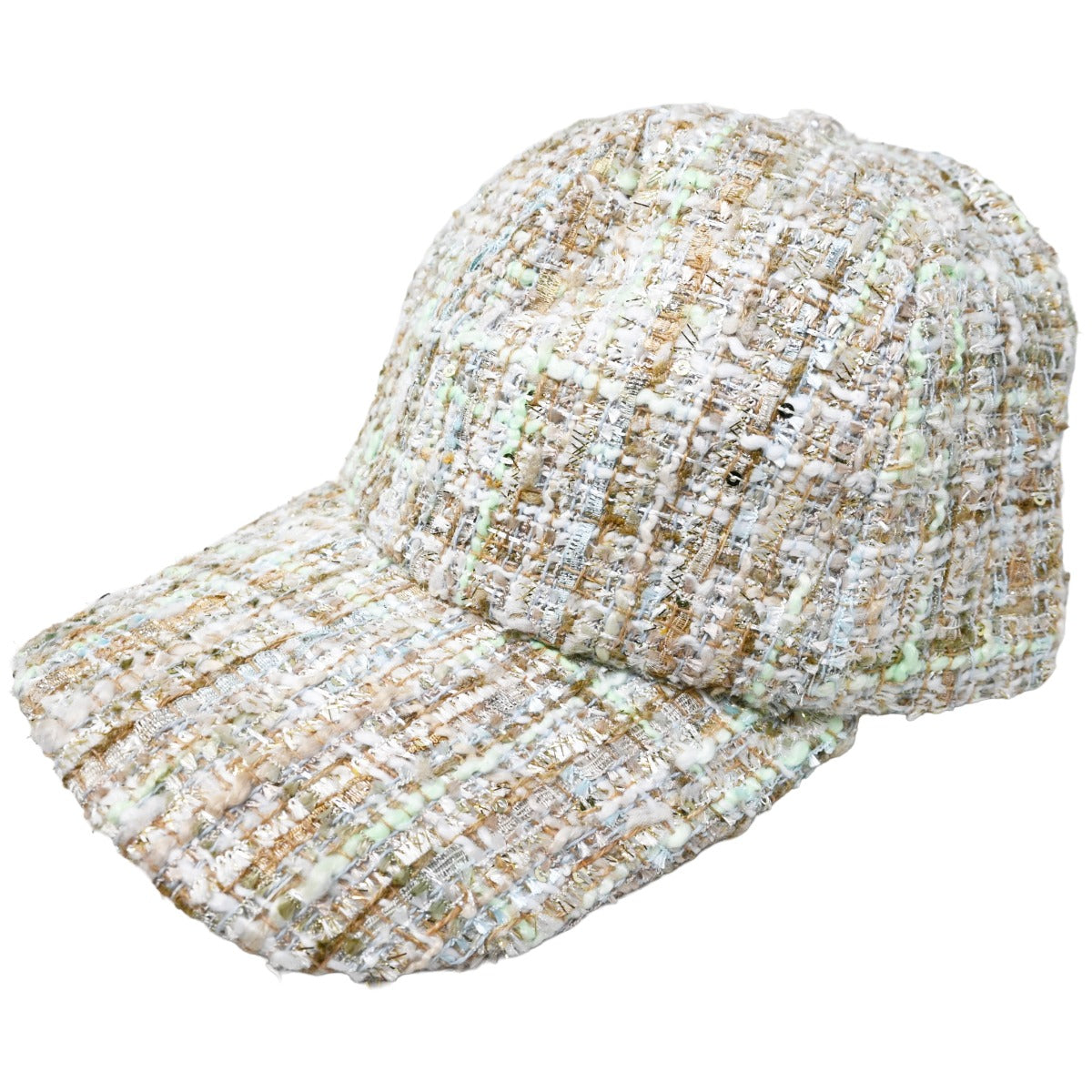 Lt Blu Tweed Cap C/P 48 Nicole Marciano