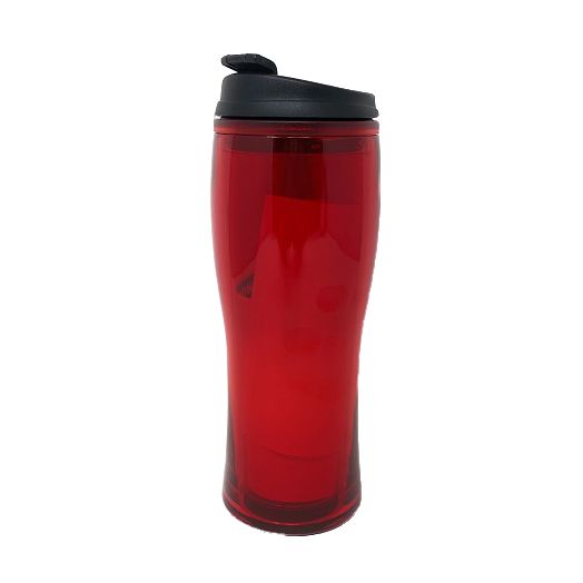 RED 16oz Translucent Double Wall Insulated Tumbler C/P 24