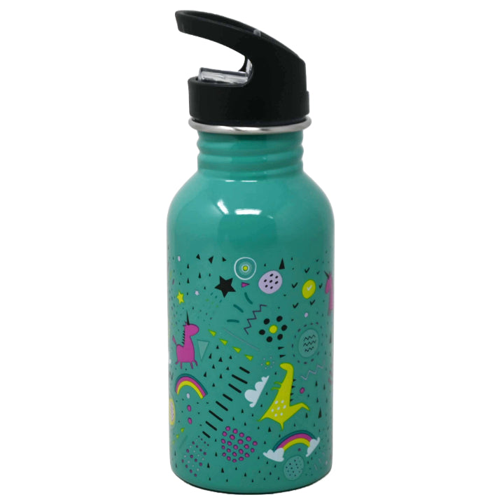 16oz Kids S.Steel Hydration Bottle - Dino/Unicorn/ Hearts C/P 24
