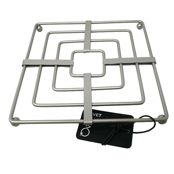 Chmp Wire Sq Trivet C/P 24