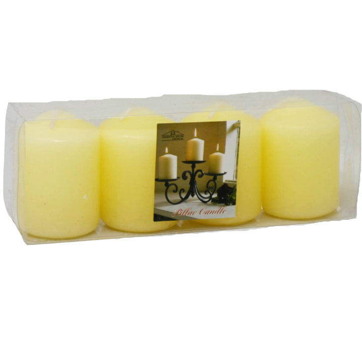 4pc 1.5"x2" OFFWHITE VOTIVE CANDLE C/P 48