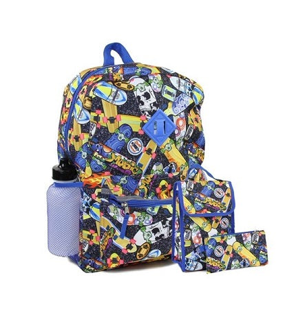 BLACKTOP SKATE 5in1 BACKPACK SET C/P 6