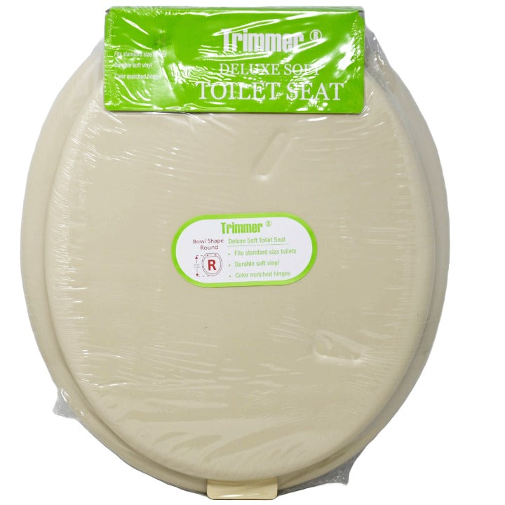 *OUTSIDE OF CA*Toilet Seat Soft Bone Ivory C/P 6