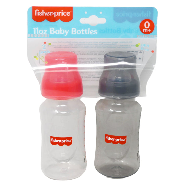 2pk 11oz FISHER PRICE BABY BOTTLES C/P 72