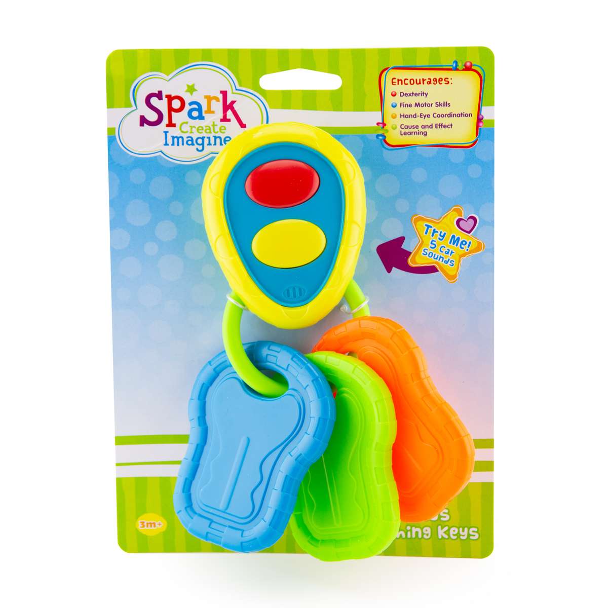 TEETHING KEYS WITH SOUND C/P 6