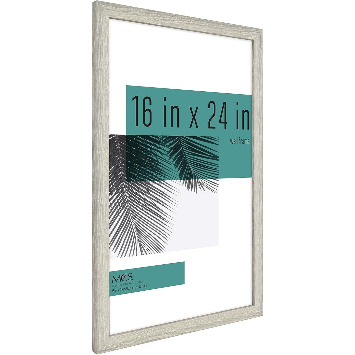 2pk 16"x24" FRAME GRAY STUDIO GALLERY WOODGRAIN C/P 1