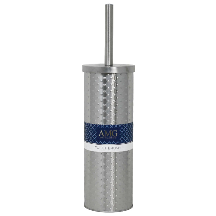 SATIN NICKEL TOILET BRUSH HOLDER C/P 12