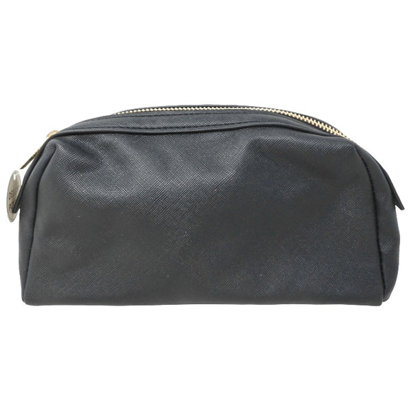 Black Arched Pouch Zip Bag C/P 24 Eccolo