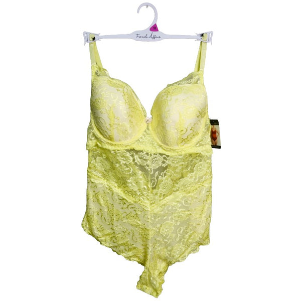 Grn Lace Bodysuit C/P 36 French Affair