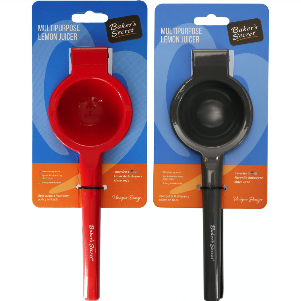 Baker's Secret Aluminum Lemon Juicer, Assorted Colors C/P 36