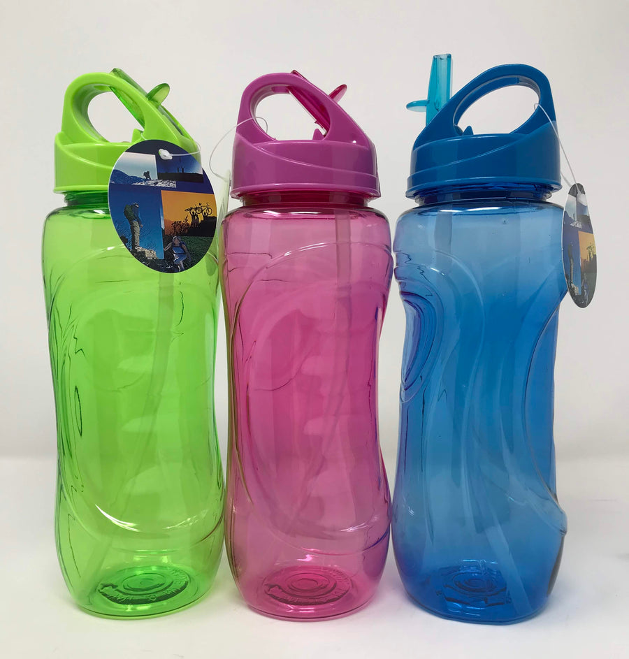 WATER BOTTLE , 10"H W/PULL SPOUT C/P 36