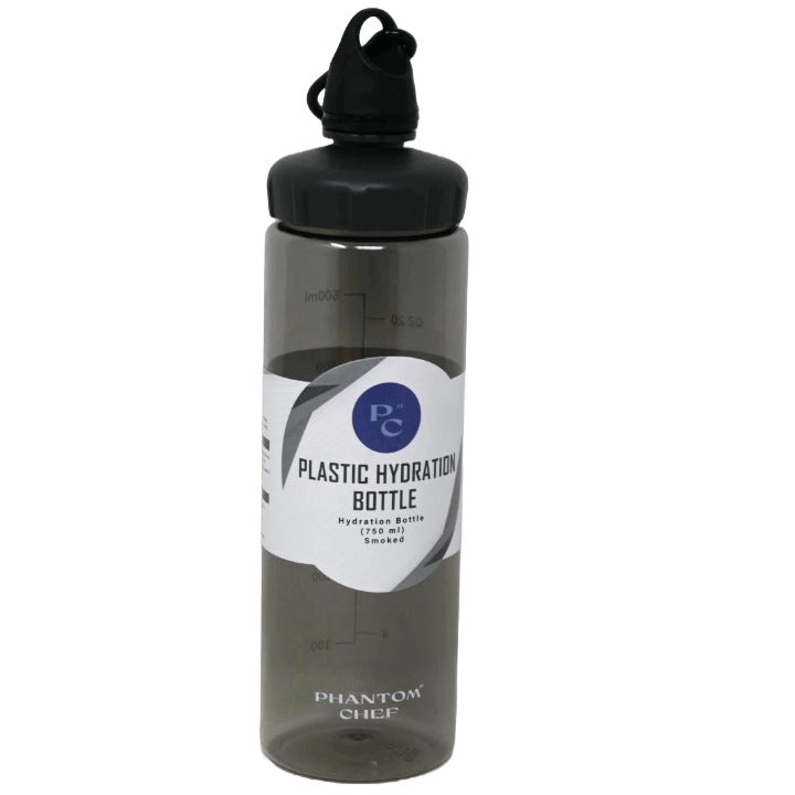 25.3oz Smoke Bottle w/Clasp Hydration (750 ml) PET BPA Free C/P 48