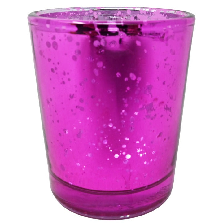 *NO CA*Pink Mercury Glass Votive Candle Holder C/P 72 Richland