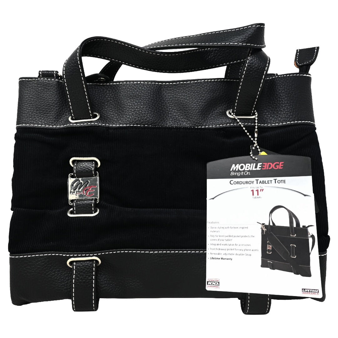 Blk Cord Tablet Tote Bag C/P 30 Mobile Edge