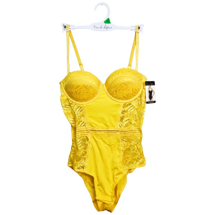 Ylw Lace Bodysuit C/P 36 French Affair
