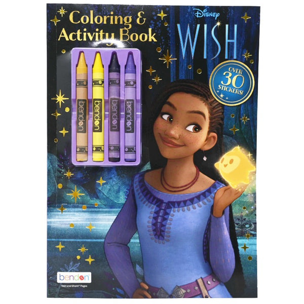 Wish Crayons & Coloring Book C/P 24 Disney