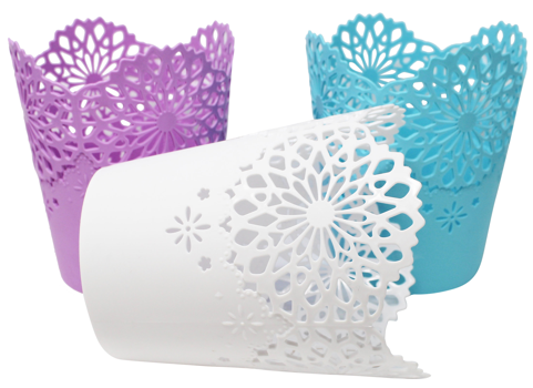 BASKET,8.75''H FLWR DESGN 3 ASSTD C/P 36