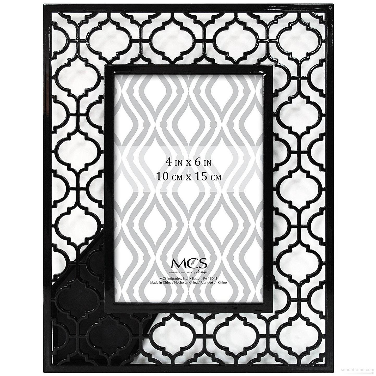 BROCADE FR 4X6 SHINY BLK C/P 4