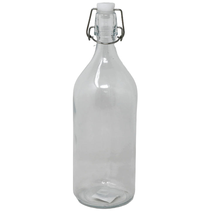36.5oz GLASS BOTTLE WITH STOPPER C/P 20