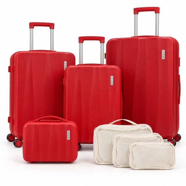 *Outside CA*7pc Red Luggage C/P 1