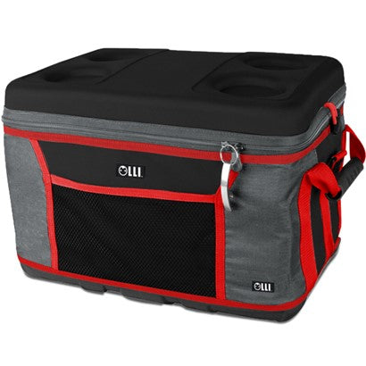 45-Can Collapsible Cooler - Red/Black C/P 10