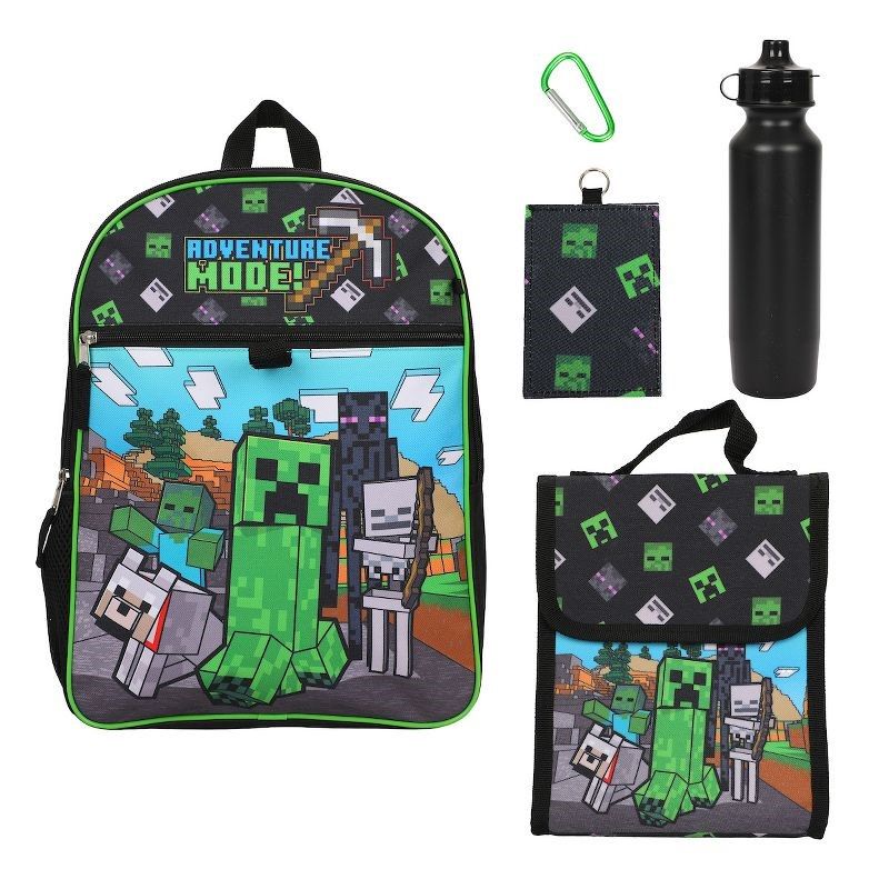 5pc MINECRAFT BACKPACK SET C/P 24