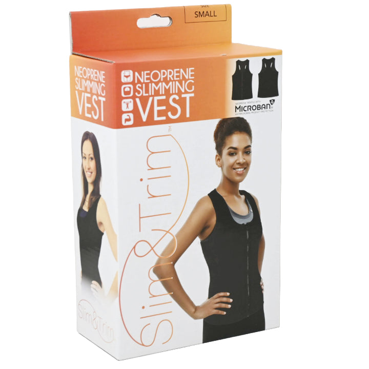 SMALL JET BLK WOMEN NEOPRENE VEST (BOXED) C/P 12