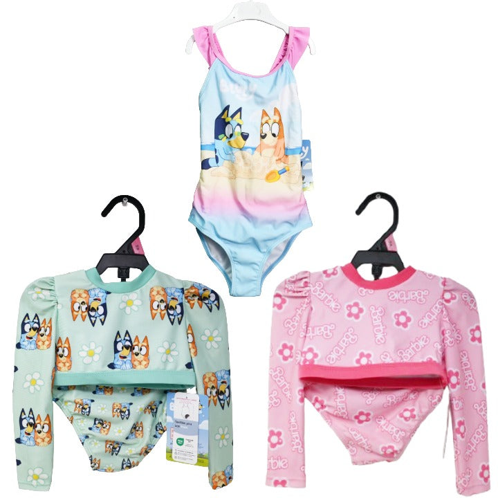 *AS IS*Asst Barbie & Bluey Swimwear C/P 48