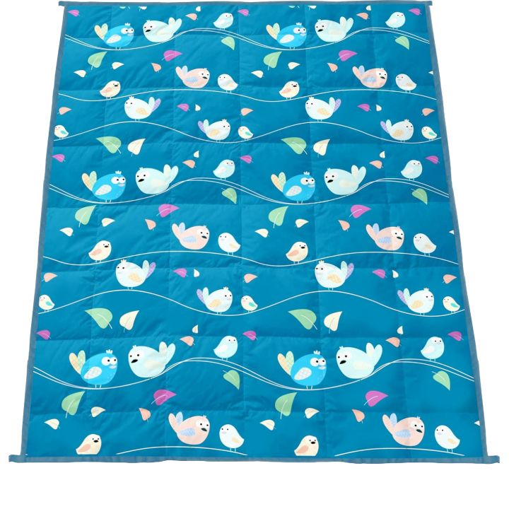 36"x48" 5lbs BIRDS WEIGHTED BLANKET C/P 4