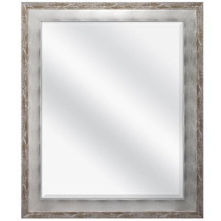 22"x28" GREYWASH WALL MIRROR C/P 1